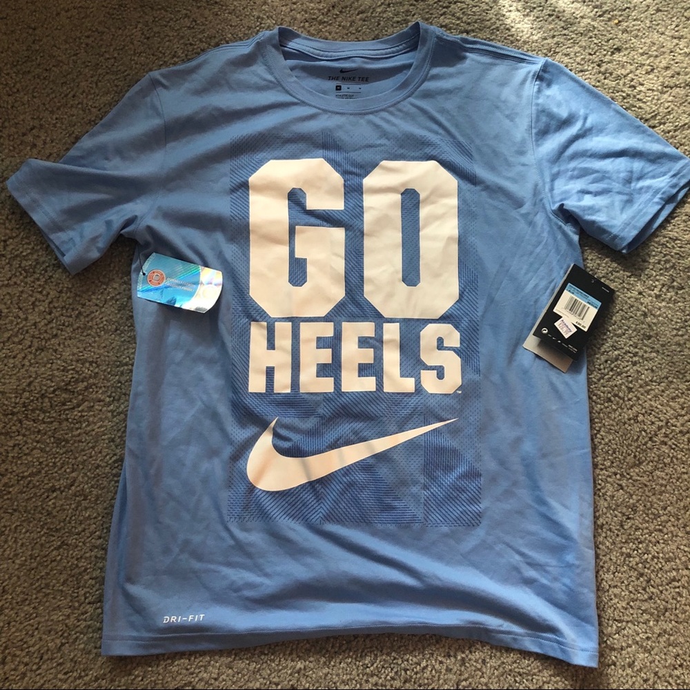 Nike Dri Fit UNC Tarheel Chapel Hill T Shirt
